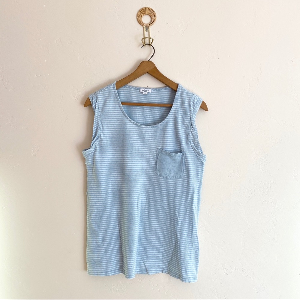 Splendid Cap Sleeve Stripe Top